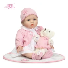 2" Reborn Baby Dolls кукла принцессы силиконовая кукла Возрожденные Младенцы полное тело девушки реалистичные настоящие куклы рождения Bebes настоящие Reborn Bonecas