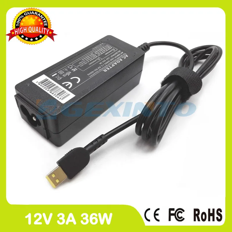 

12V 3A Laptop ac power adapter 4X20E75063 ADLX36NCC2A 4X20E75066 ADLX36NDT2A for Lenovo ThinkPad Helix 2 Tablet 10 pc charger