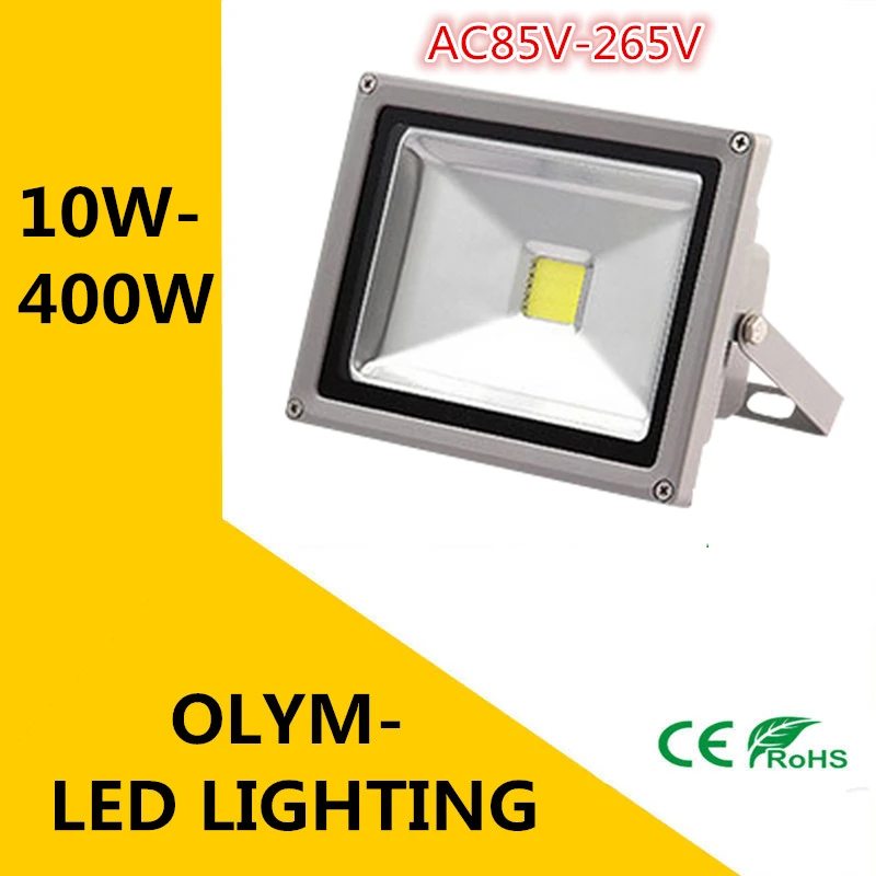

1 PC. DHL LED Spotlight AC85-265V 150W / 200W / 300W / 400W project-light IP66 Waterproof advertising lamp garden lightin