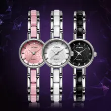 SINOBI Marca de Fábrica Superior de Lujo Del Rhinestone Mujeres del Reloj de Pulsera Relojes Ladies Watch Horas Reloj de Cuarzo relogio feminino montre femme