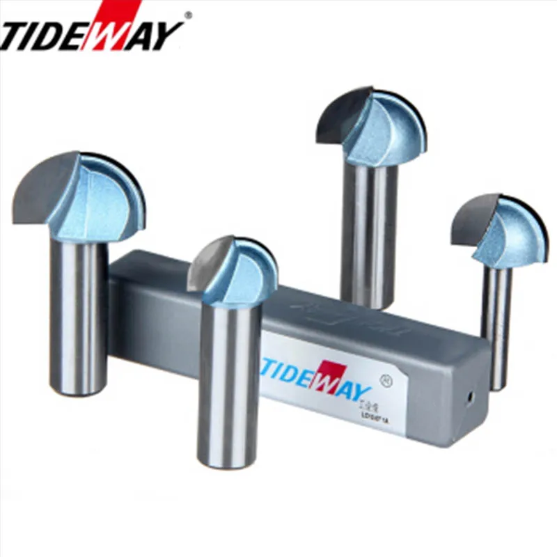 

TIDEWAY Industrial Grade Milling Cutter Round Knife Slotting Tool For Wood Trimming Cutter Engraving Woodworking Router Bits