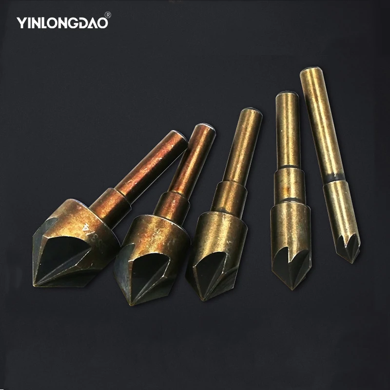 High Carbon Steel Drills Five edge Chamfer Reamer Drill Milling Cutter