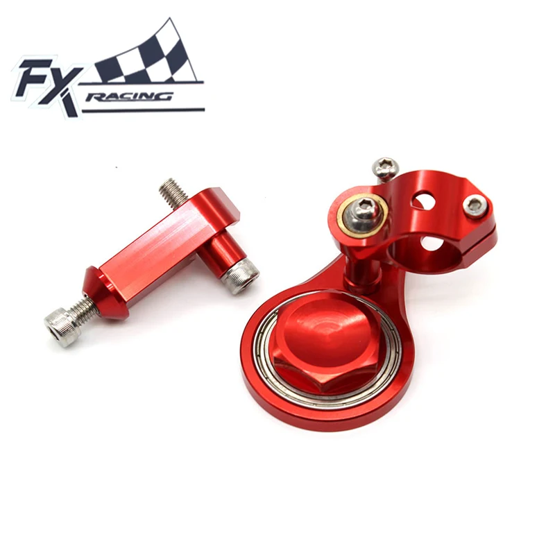 FXCNC Aluminum Motorcycle Steering Stabilizer Mounting Damper Bracket