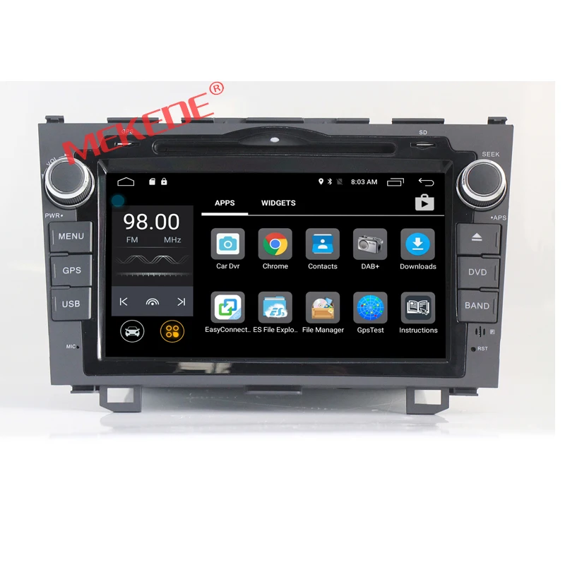 Best Android 7.1 HD Quad Core 2G RAM 1024X600 Car DVD Player For Honda/CRV CR-V 2006-2011 GPS Navigation Stereo DTV DAB+ SWC BT CAM 2