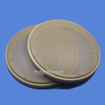 

For 6.5" inch Car Audio Speaker Conversion Net Cover Subwoofer Decorative Circle Metal Mesh Grille 183mm #Beige