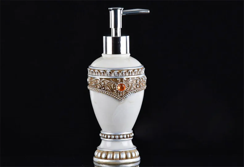 liquid soap dispensers resin soap pump Bathroom imported resin Bottle Bath Bathroom accessories soap dispensers (1)