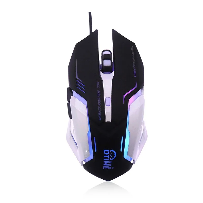 USB Игровой Мыши Souris 3200 ТОЧЕК/ДЮЙМ Игры Mause Gamer Оптическая Проводная Мышь Для