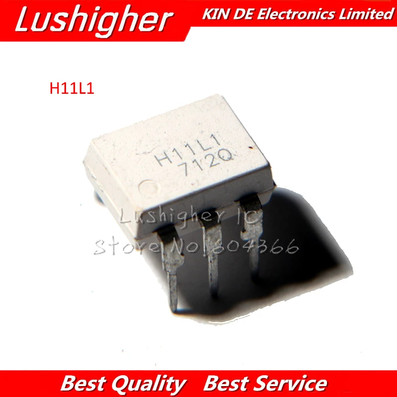 

10PCS H11L1M DIP6 H11L1 DIP new original IC free shipping