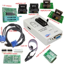 Free shipping RT809F programmer+ 4 test socket +1.8V adapter +TSSOP8/16 to dip 16 sop8 clip VGA LCD original programmer Free shipping RT809F programmer+ 4 test socket +1.8V adapter +TSSOP8/16 to dip 16 sop8 clip VGA LCD original programmer