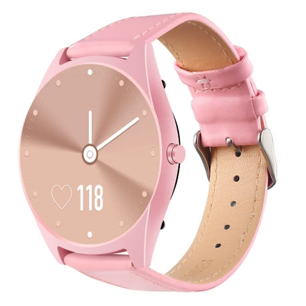 

F1 Women PU Leather Band Pedometer Waterproof Smart Band Blood Pressure Heart Rate Blood Oxygen Monitor Fitness Tracker Watch