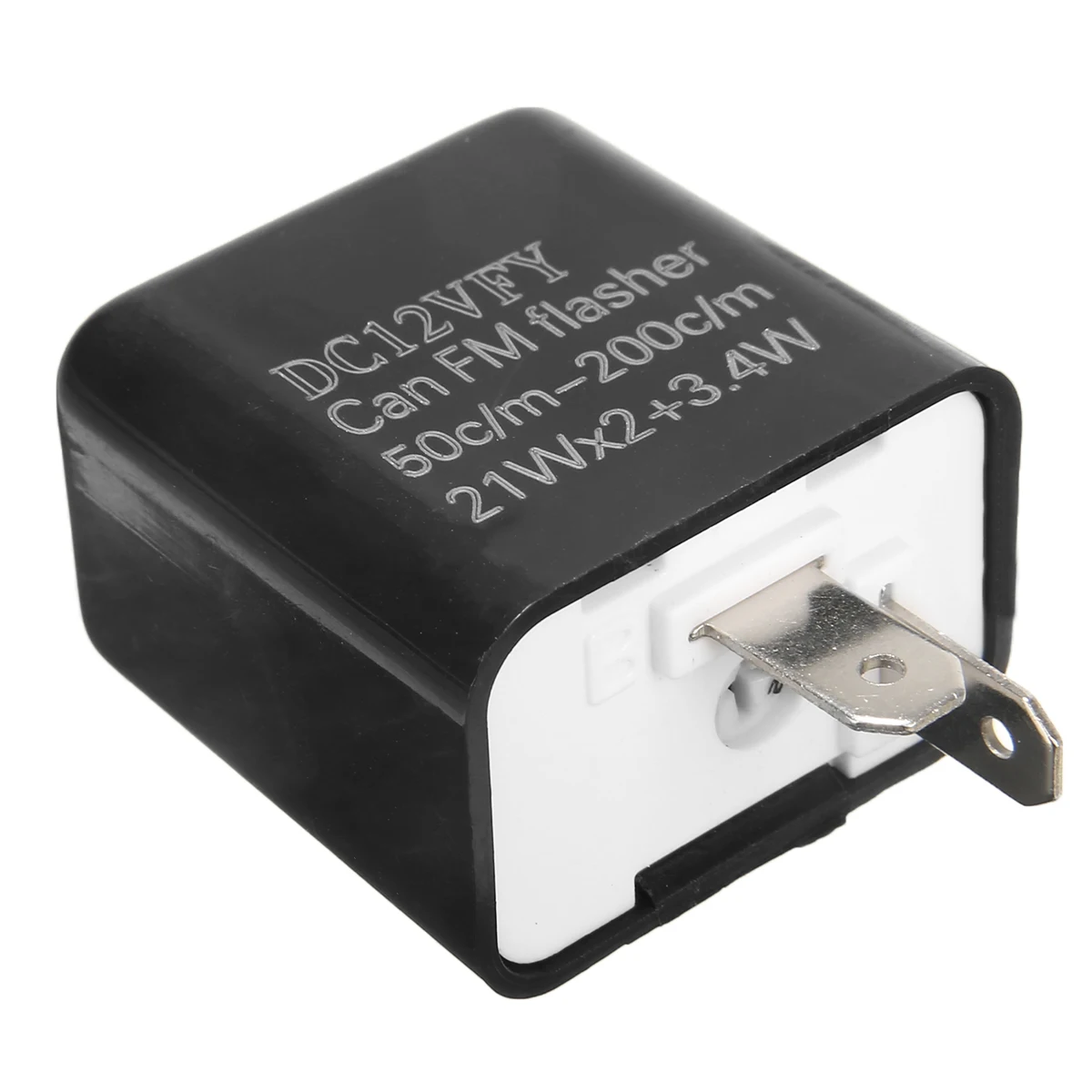 

1PC 12V 2 Pin Motorcycle Adjustable Flashing Flasher Relay LED Turn Signal Indicator Light Rate Control For Scooter ATV