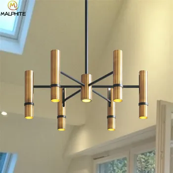 

Nordic chandelier Lamps Indoor Suspension Luminaire Industrial chandelier Lights Rotating LampShade hanging lighting fixtures