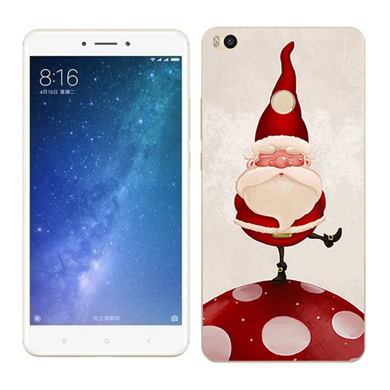 Чехол s для Xiaomi Mi Max2, мягкий силиконовый чехол для Xiaomi Mi Max 2 X'mas Day, окрашенный чехол для телефона xiomi Mi Max 2, Fundas - Цвет: 17