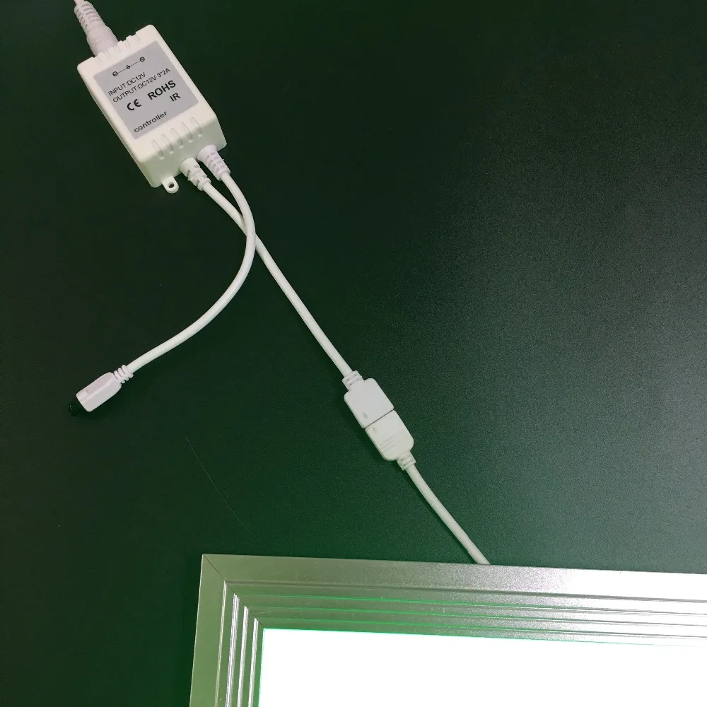 Painel de Led 12mm com Controle Anos de Garantia Rgb e Regulável Frete Grátis Pequeno Rgb e ultra Fino Remoto Controlador 3 300x300mm 3 Frete Grátis pequeno painel de led rgb