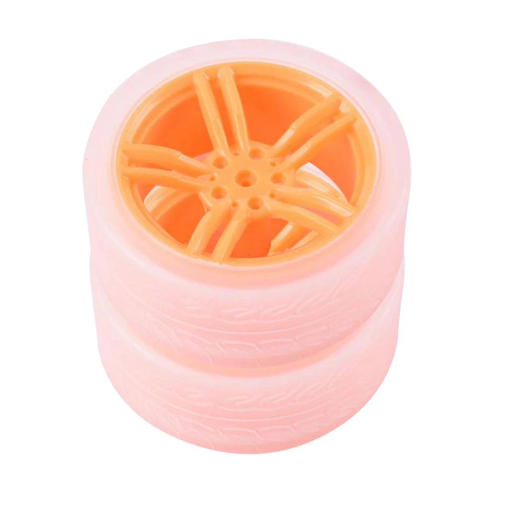 DIY Rubber Plastic Motor Wheel Tyre Tire For Smart Robot Car wheels