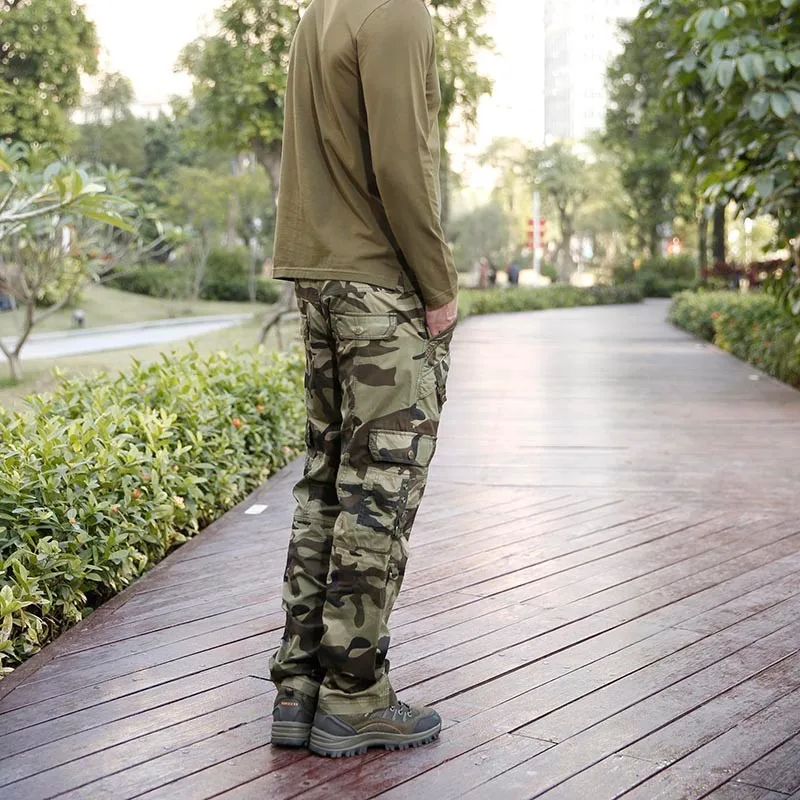 Свободные армейские брюки карго большого размера мужские камуфляжные темно-зеленые военные Свободные повседневные мужские брюки военные длинные брюки Mk-728B