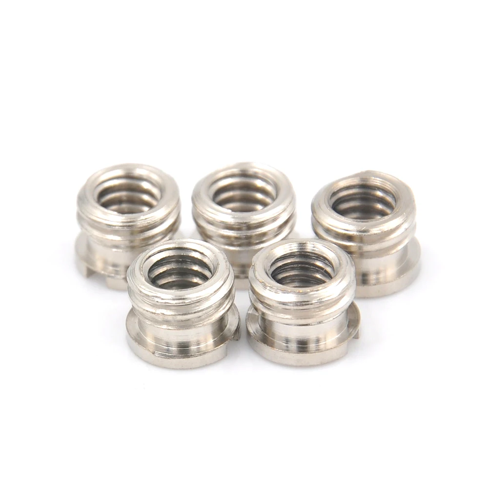 5 шт. винтовой адаптер с резьбой 1/4 дюйма на 3/8 дюйма|3/8 adapter|female femalefemale to male |