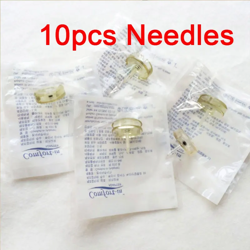 10pcs Оригинальная Пептидная терапия, ручка с гиалуроновой кислотой, пистолет для инъекций, распылитель, ампула против морщин, шприц, игла с гиалуроникой, ручка 0,3 мл - Номер модели: 10pcs
