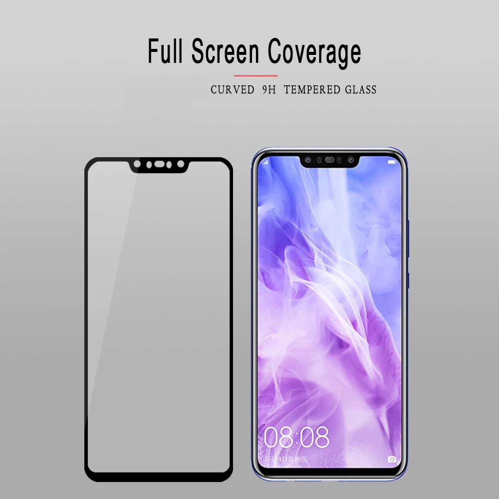 3D закаленное стекло для Huawei Nova 3i полного покрытия экрана Защитная пленка INE