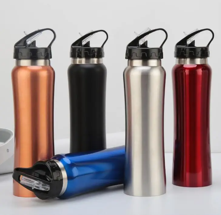 Quevinal50pcs 500ml 17oz Water Bottle Stainless Steel Beer flask Double Wall Vacuum Insulated Outdoor Thermal Insulation | Дом и сад