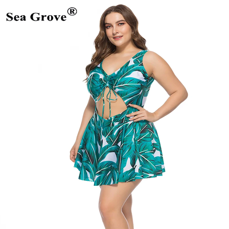 aqua green plus size swimwear