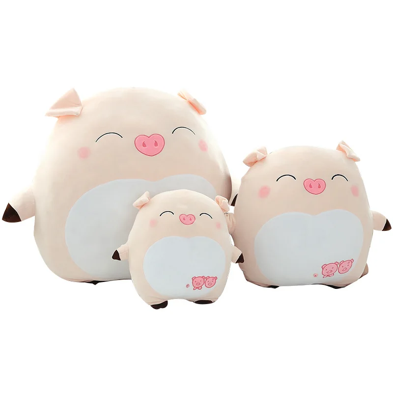 

25/40/60cm Cute Fat Pig Plush Toy Stuffed Soft Kawaii Animal Cartoon Pillow Lovely Toys For Kids Baby Children Birthday Gifts