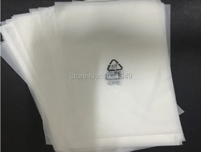 

10000 pcs/lot CPE Frosted Plastic Package Bags Merchandise Electronics Gift Bag CPE Bags 6.5*12cm Open Top with Logo