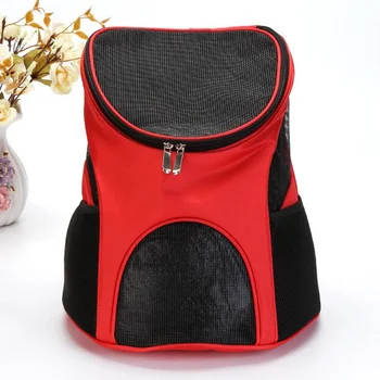 

Nicrew 4 Colors Pets Dog Carriers Backpack Outdoor Travel Portable Packbag Zipper Mesh Backpack Breathable Dog Cat Bags Carrier
