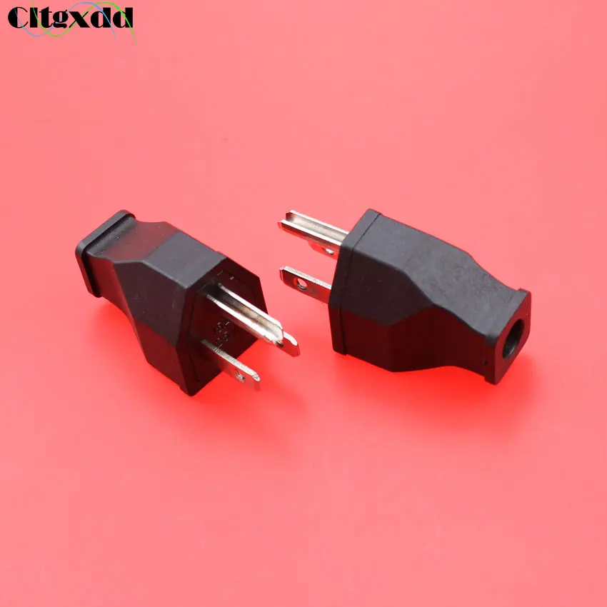 cltgxdd 1pcs Full copper American standard 3 pin power plug Elcectrical