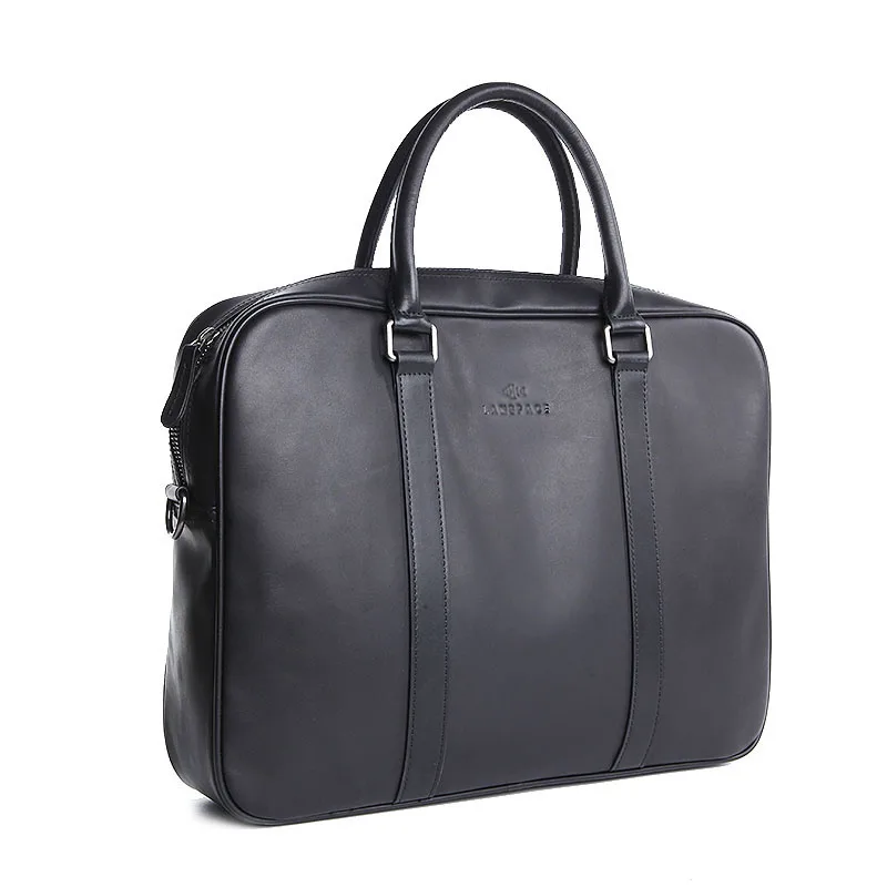 AETOO Men's leather briefcase stylish simple cowhide handbag Korean version of computer bag oblique cross-shoulder