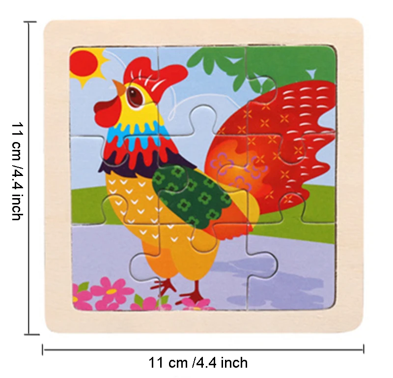 

Puzzles Wood Montessori Baby Learning Toys Fruits Cartoon Animal Puzzles A014 Educational Games For Children Kids Wooden Puzzles