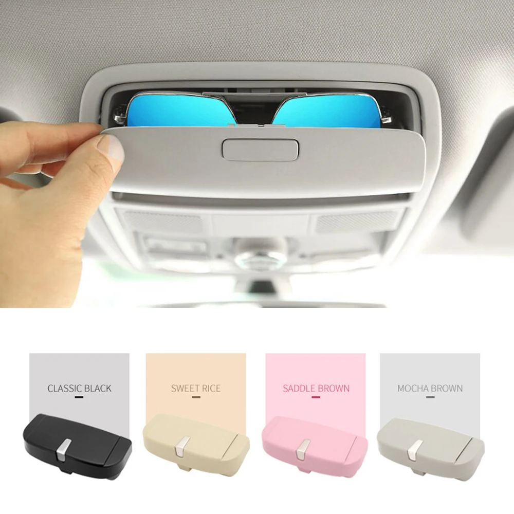 

Car Sun Visor Ticket Box Car Sun Visor Card Glasses Clip Multi-function Compartment Car Storage car accesories sunglass holder