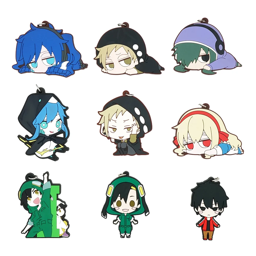 

Mekakucity Actors Kagerou Project Anime Kido Seto Marry Ene Shintaro Hibiya Konoha Rubber Keychain