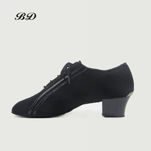Sneake/Танцевальная обувь; обувь для латинских танцев; Мужская Обувь для бальных танцев; Современная джазовая обувь без шнуровки; черные туфли-оксфорды на квадратном каблуке 4,5 см; обувь для взрослых и мальчиков