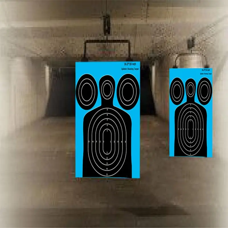

12" X 18" Sight In Splatter Reactive Gun Paper Shooting Targets - Bright florescent splatters make it easy to see your shot
