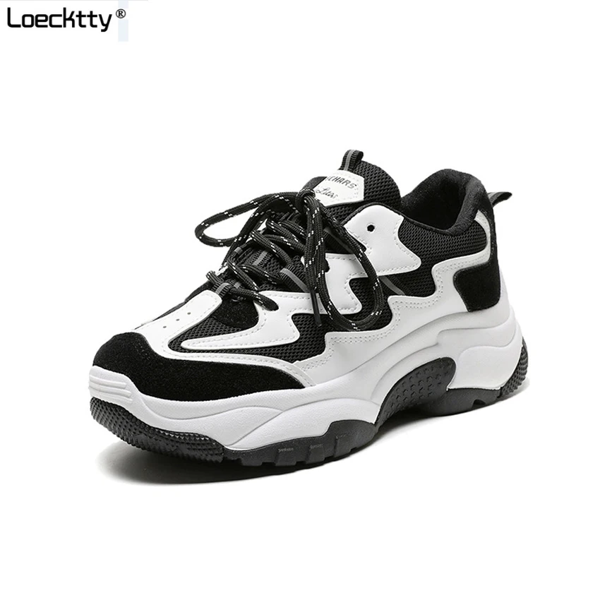 

Loecktty 2019 Spring Autumn Fashion Ladies Casual Shoes For Woman Vulcanized Shoes Breathable Wild Platform Women Shoes Sneakers