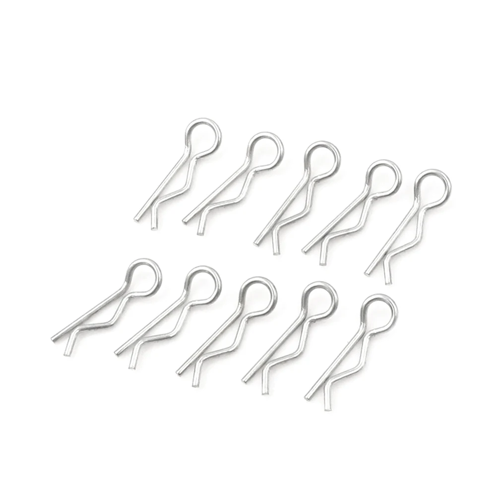 

100Pcs RC 1/10 Stainless Steel Body Clips Pins Shell For HPI HSP RC Car Truck Buggy Parts