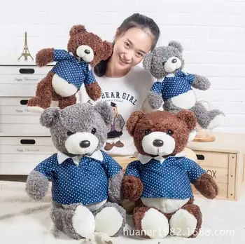 

65cm T-shirt plush teddy bear doll plush dolls cute bear pillow Teddy,it can take off the clothes 1pcs