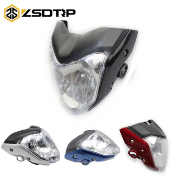

ZSDTRP Easy Install Motorcycle LED Headlight Assembly Headlamp Light House Fit For Yamaha FZ16/FZER150/YS150 Headlight
