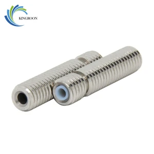 KINGROON 3d принтер M6 * 26 горло с тефлоновой трубкой для 1,75 мм/3,0 мм нити M6 пульт дистанционного управления из нержавеющей стали встроенный PTFE горло трубки - изображение