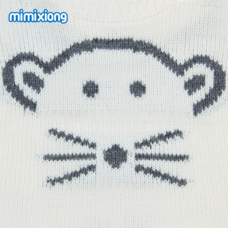 De moda bebé niño mameluco divertido Oso de dibujos animados de punto recién nacido Bebes chica monos primavera overoles para niños de una pieza de ropa