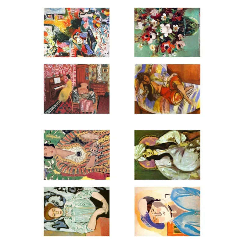1 шт. знаменитая картина маслом Henri Matisse DIY Bullet Journal стикер школьный художественный декор Скрапбукинг дневник печать наклейка s - Цвет: MHA007
