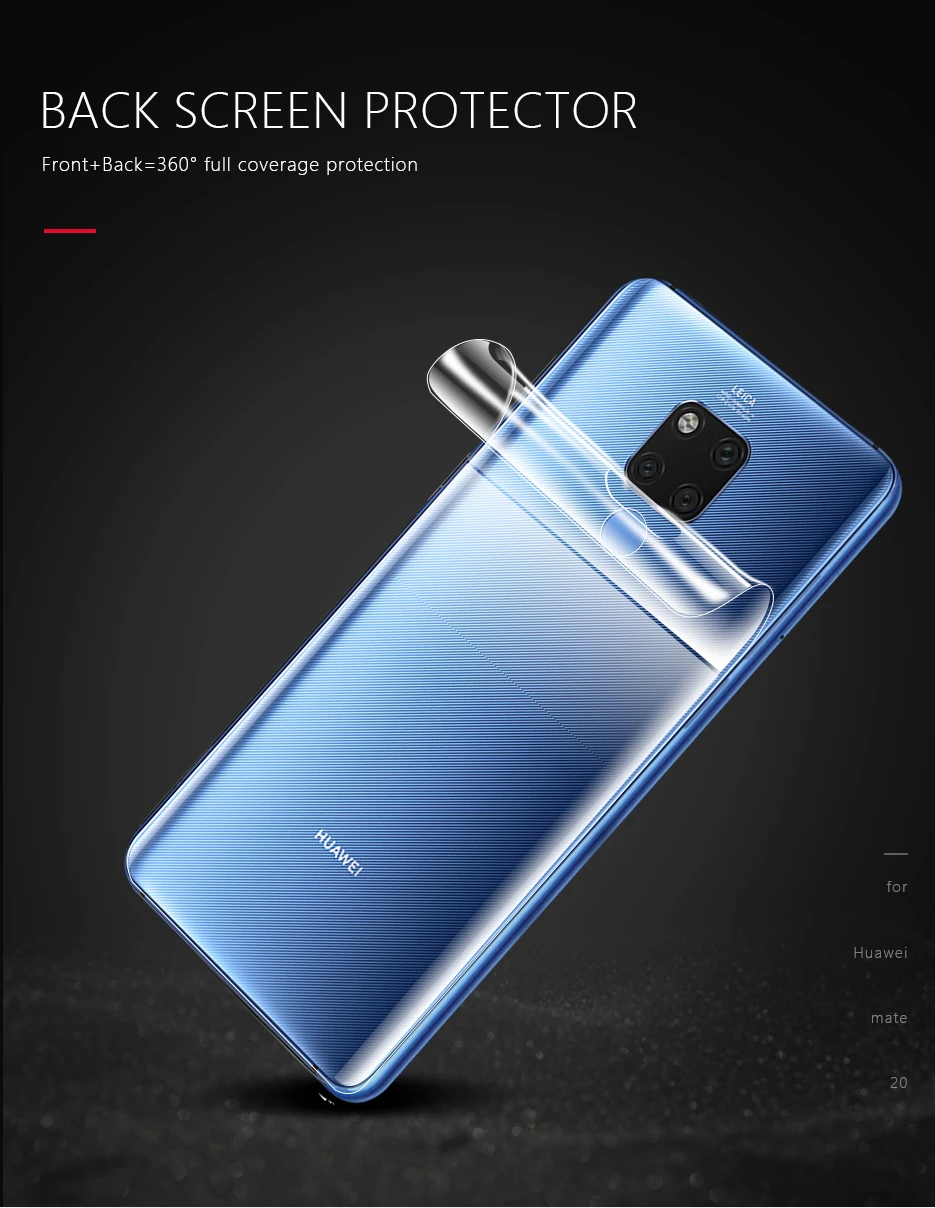 CHYI 3D изогнутая пленка для Huawei Mate 20 Pro, защитная пленка для экрана Mate 20 lite X RS, нано Гидрогелевая пленка Mate 20X5G с инструментами, не закаленное стекло