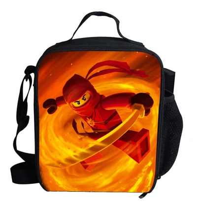 Крутая Детская сумка Ninjago для еды, Детская сумка с теплоизоляцией сумки для пикника для девочек, дорожная сумка-холодильник для завтраков - Цвет: ZDL130