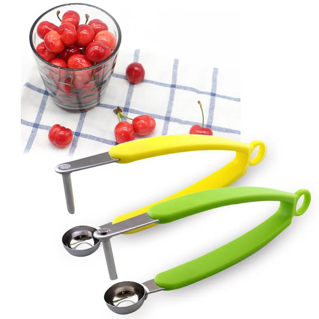 Cherry Olive Pits Pitter Stone Seed Remover Machine Container Kitchen