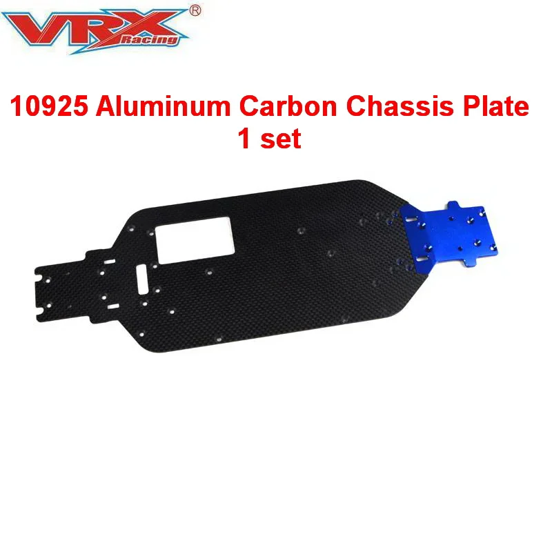 

VRX Racing 1/10 scale Electric rc car parts,10925 Aluminum Carbon Chassis Plate 1 set ,chassis aluminum Carbon upgrade parts