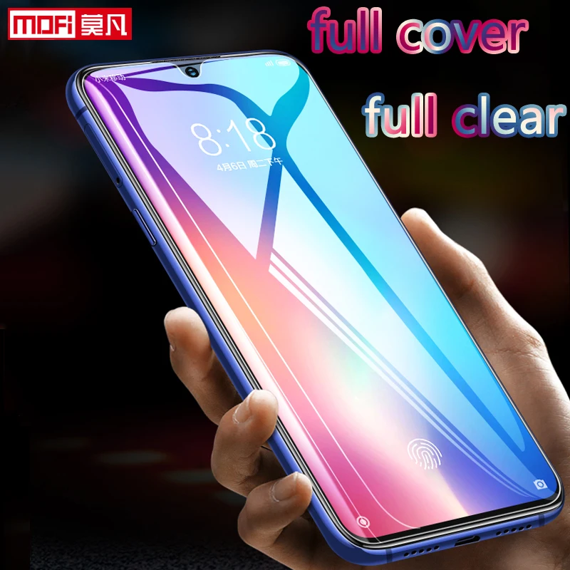 Защитное стекло для экрана Xiaomi Mi9 полностью закрывающее закаленное Mofi 9