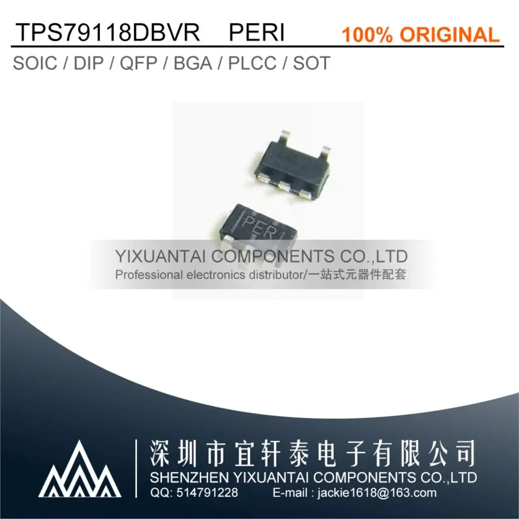 

10pcs/lot TPS79118DBVR TPS79118 79118 PERI SOT23-5 NEW