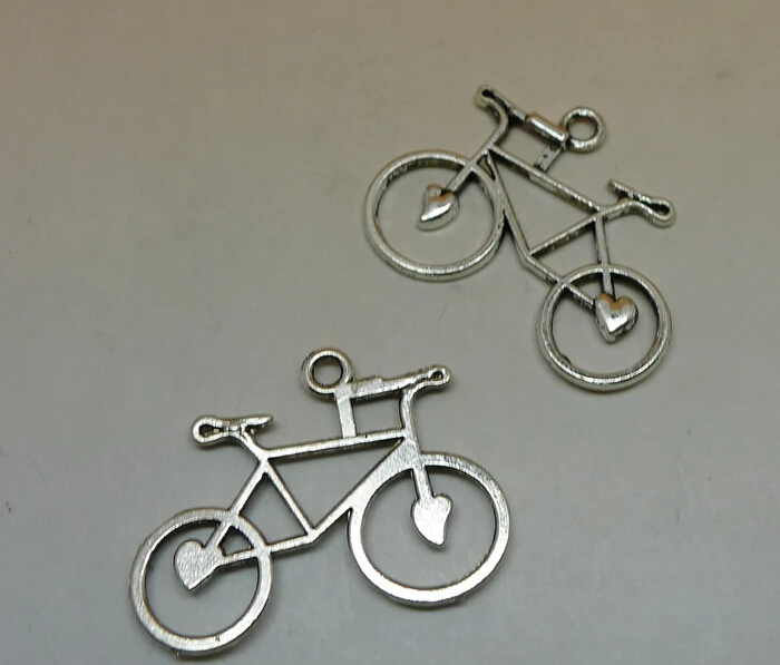 50Pcs Fashion Jewelry Vintage Bicycle Bike Pendant Accessories 30*22mm ... - 50Pcs Fashion Jewelry Vintage Bicycle Bike PenDant Accessories 30 22mm PenDant Necklace Bracelets Jewelry Accessories Free