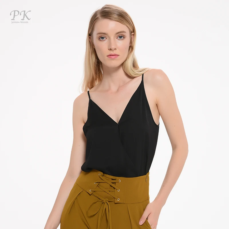 PK Черное Шифоновое боди для женщин Пляжное фитнеса летнее combinasion femme девушек с